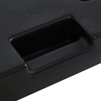 Outsunny 132 lbs Water/Sand Heavy-Duty Cantilever Offset Patio Umbrella Base Weights with Easy-Fill Spout, Black(m-9)