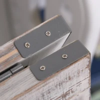 Vinsetto Magnetic A-Frame Sidewalk Chalkboard Sign 40” x 20” Sturdy Freestanding Wooden Sandwich Board with Eraser - Oak(m-8)