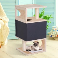 PawHut Multi-Level Cat Tree w/ Sisal-Covered Scratching Post Large Perch(m-1)