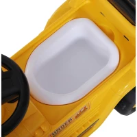 HOMCOM 3 in 1 Ride On Toy Bulldozer Digger Tractor Pulling Cart Pretend Play Construction Truck(m-12)
