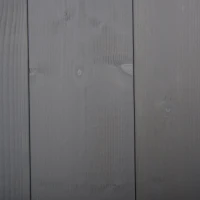 HOMCOM 7' H x 3' W Sturdy Sliding Barn Door, Unfinished Solid Spruce Wood Frame with Pre-Drilled Holes, Grey(m-9)