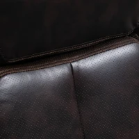 Vinsetto High Back Executive Chair Computer Ergonomic Task Seat PU Leather Swivel Chair for Office with Padded Armrests, Adjustable Height, Brown(m-9)