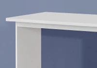 Monarch 32" Modern Wood Juvenile Computer Desk with Storage Shelves - White(m-3)