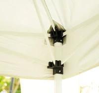 Outsunny 10’x20’ Pop Up Party Tent Outdoor Patio Instant Wedding Canopy Shelter with 4 Side Walls (Cream Grey)(m-10)