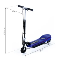 Qaba Electric Scooter Folding High Speed 24V 4.5AH Blue(m-3)