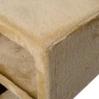 PawHut 51-inch Multi-Level Cat Tree Kitten Scratcher Post with 3 Condos Cat Play House Activity Centre w/Toy(m-8)