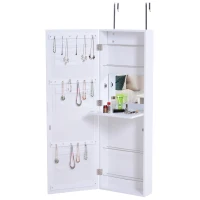 HOMCOM Wall/Door Mounted Armoire Cabinet White(m-5)