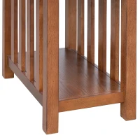 HomCom 24" Wooden Side Accent End Table with Drawer, Tray, and Storage Shelf(m-11)