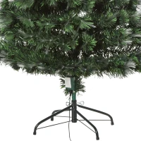 HOMCOM 6ft Artificial Tree Multi-Colored Pre-Lit Holiday Christmas Decoration(m-17)