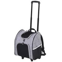 PawHut Pet Carriers Luggage Bag Outgoing Travel Multi-way to carry Portable(m-2)