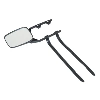 HOMCOM Set of 2 Universal Clip-on Towing Side Mirror Adjustable Extensions View Black(m-6)