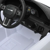 Licensed Range Rover Evoque SQ4 6V Kids Ride On Toy Car Electric Battery Powered w/ Remote (White)(m-7)
