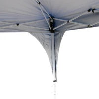 Outsunny 10'x10' Easy Pop-Up Party Tent 2 Tire Top Outdoor Activity Gazebo Canopy Sun Shade Fair Event Instant Shelter Vented Roof w/ Carrying Bag Blue(m-12)