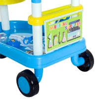 Qaba Kid Medical Trolley Play Set Children Pretend Doctor Nurse Play Cart Kids Gift(m-11)