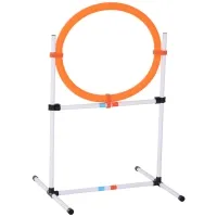 PawHut Dog Agility Training Jump Ring / Hurdle Bar(m-1)