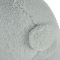 Qaba Kids Ride-On Rocking Horse Toy Rabbit Style Rocker Soft Plush Fabric for Children 36 Months(m-10)