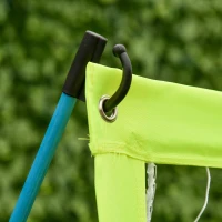 Soozier 8.6ft Soccer Net Kids Mini Soccer Goal All Weather PE Training Netting with Carry Bag for Football Practice Teens Adults Outdoor Sport Activity(m-8)