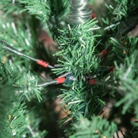 HOMCOM 4.5ft PVC Unlit Artificial Christmas Tree with 400 Tips and Foldable Metal Stand Green(m-15)