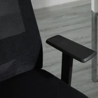 Vinsetto High Back Office Chair Swivel Task Chair with Lumbar Back Support, Breathable Mesh, and Adjustable Height, Headrest, Black(m-9)