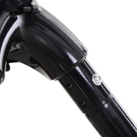 Soozier Stationary Exercise Bike with Deluxe Design Triangular Stand with Adjustable Resistance 28lbs Flywheel Phone Pad and Bottle Holder and LCD Monitor for Home Cardio Workout Fitness(m-22)