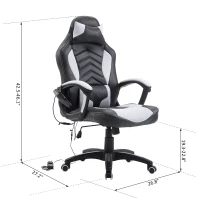 HOMCOM Massage Office Chair(m-3)