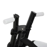 Qaba 3 Wheel Kids Tricycle Toddler Walking Trikes with Adjustable Seat for 3-6 Years old Boys & Girls Black(m-9)