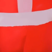 HOMCOM 8ft Christmas Inflatable Santa Claus with Toy List, Outdoor Blow-Up Yard Decoration with LED Lights Display(m-14)