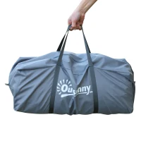 Outsunny Outdoor 3-Room Camping Tent For 10-12 W/ Build-in Bag, Lighting Hook, Carrying Bag(m-11)