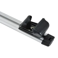 Outsunny 2pc Roof Rack Car Roof Top Lockable Aluminum Cross Bars Adjustable Baggage Luggage Carrier, Silver (53")(m-8)