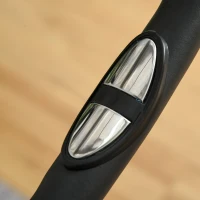 Soozier Exercise Bike, Indoor Cycling Stationary Bike, Belt Drive with Comfortable Cushion, Heart Rate, Adjustable Seat and Handlebar, LCD Monitor for Home Gym Cardio Workout(m-16)