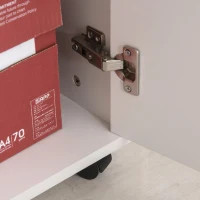 Vinsetto Multifunction Office Filing Cabinet Printer Stand with 2 Drawers, 2 Shelves, & Smooth Counter Surface, White(m-11)