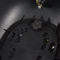 HOMCOM Motorcycle Trunk Tour Tail Box Luggage Storage Case  17L Capacity(m-5)