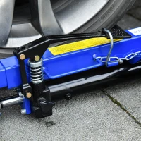 DURHAND Car Dolly Set of 2 with Foot Jack, 4 Wheel(m-9)