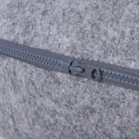 PawHut Heated Indoor Fleece Cat Shelter Retreat - Grey(m-13)