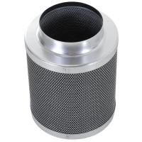 DURHAND 6 Inch Inline Fan Carbon Filter Duct Combo 2 Clamps Hydroponics Grow Room Tent Ventilation Kit(m-11)