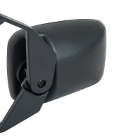 HOMCOM Set of 2 Universal Clip-on Towing Side Mirror Adjustable Extensions View Black(m-5)