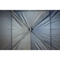 Outsunny 10’x20’ Pop Up Party Tent Outdoor Patio Instant Wedding Canopy Shelter with 4 Side Walls (Blue)(m-8)