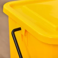 HOMCOM Cleaning Tool Set with Microfiber Mop Pads, Bucket, Squeegee, Scrubber, Scrapers, Spray Bottle for Floor, Glass Door, Window, Car Windshield, Multi-Color(m-11)