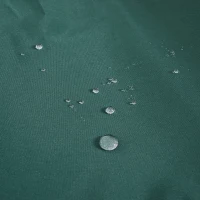 Outsunny 15ft Outdoor Twin Patio Umbrella Garden Double-Sided Market Parasol Sun Shelter with Crank Green(m-10)