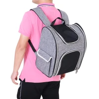 PawHut Pet Carriers Luggage Bag Outgoing Travel Multi-way to carry Portable(m-8)