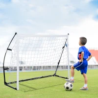 Aosom 6x4ft Portable Practice Soccernet Quick Set Up Outdoor Shot Training Aids with Carrying Bag(m-1)