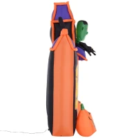 HOMCOM 10’ Halloween Inflatable Archway Indoor Outdoor Decoration - Frankenstein Haunted House(m-13)