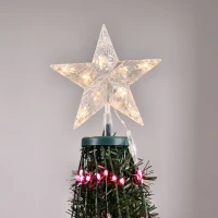 Outsunny 6ft Tall Pre-lit Slim Artificial Outdoor Christmas Tree Easy Assembly Pull Up Pop Out Yard Decoration with 304 Multi-Color LED Lights(m-8)