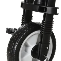 Qaba 3 Wheel Kids Tricycle Toddler Walking Trikes with Adjustable Seat for 3-6 Years old Boys & Girls Black(m-10)