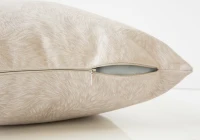 Monarch 18" x 18" Feathered Velvet Throw Pillow (Set of 2) - Light Taupe(m-3)