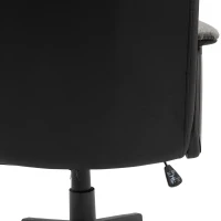 Vinsetto High Back Office Chair Computer Swivel Rolling Task Chair with Height Adjustable Comfortable with Armrests, Black/Deep Grey(m-16)