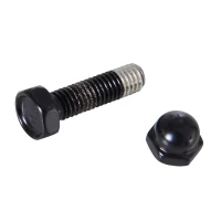 HOMCOM Safety Fireplace Screen Protector with Decorative Scroll Design, 2 Magnetic Doors and Steel Frame, 44" x 33", Black(m-10)