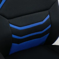 Vinsetto High Back Racing Style Gaming Office Chair Home Computer Task Chair with Armrest, Seat on Wheels, Tilt,  Blue(m-14)