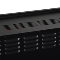 HOMCOM 30" Electric Fireplace Insert, Modern Recessed Fireplace Heater with Realistic Flame, Adjustable Brightness, and Remote Control, Heats 215 Sq. Ft., 750/1500W, Black(m-14)