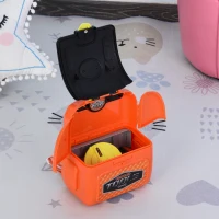 Qaba 34-Pieces Kids Tools Play Set Backpack Realistic Workbench Construction Toy for Boys Workshop Children Storage Carry Case Pretend Worker Costume Orange(m-5)